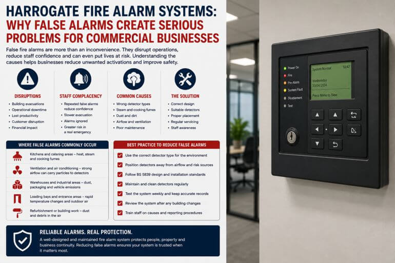 Harrogate Fire Alarm Systems: Why False Alarms Create Serious Problems for Commercial Businesses